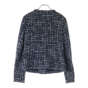 Chanel Coco Mark Button Nylon Blend Cotton Tweed All Check Pattern No Color